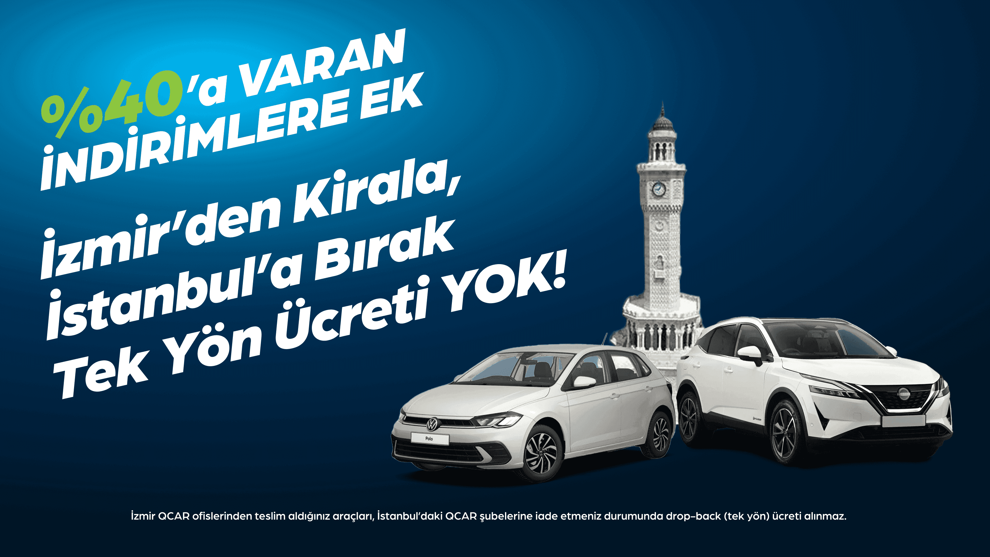 İzmir’den Kirala, İstanbul’da Bırak – Tek Yön Ücreti Yok!