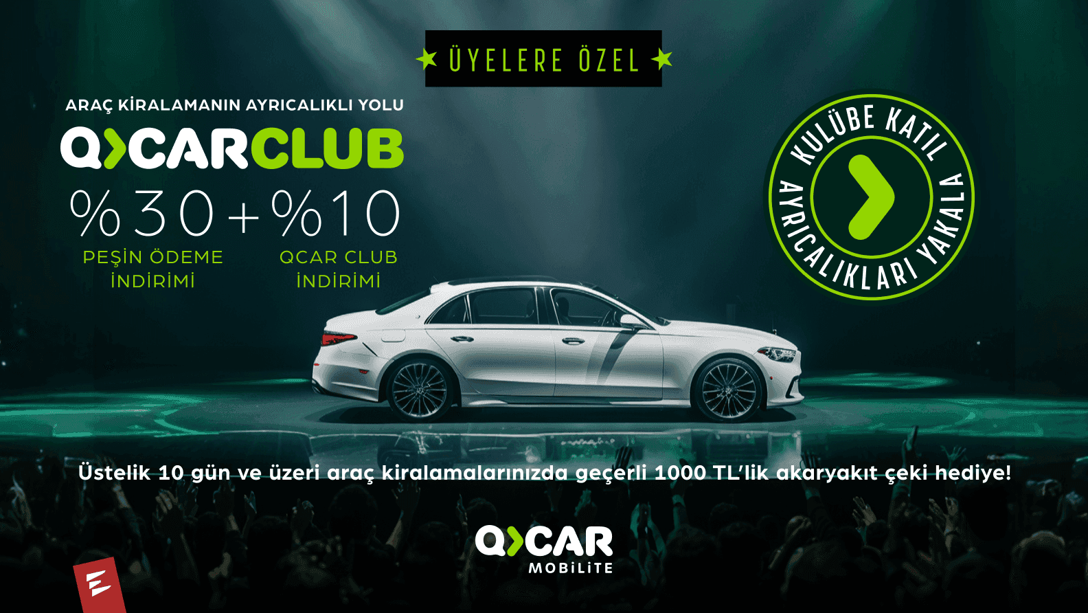 QCAR Club Üye İndirimi!